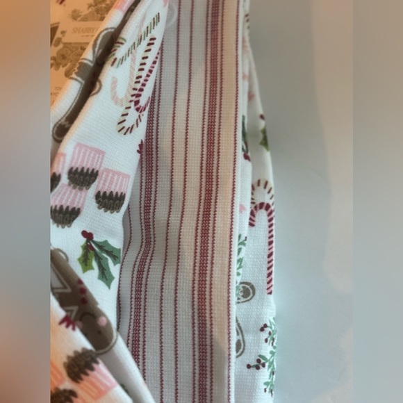 Gingerbread Shabby Chick Set of 3 kitchen towels Have A Sweet Christmas - Picture 4 of 4